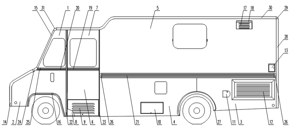 Driver Side Panels & Parts New Style Ford