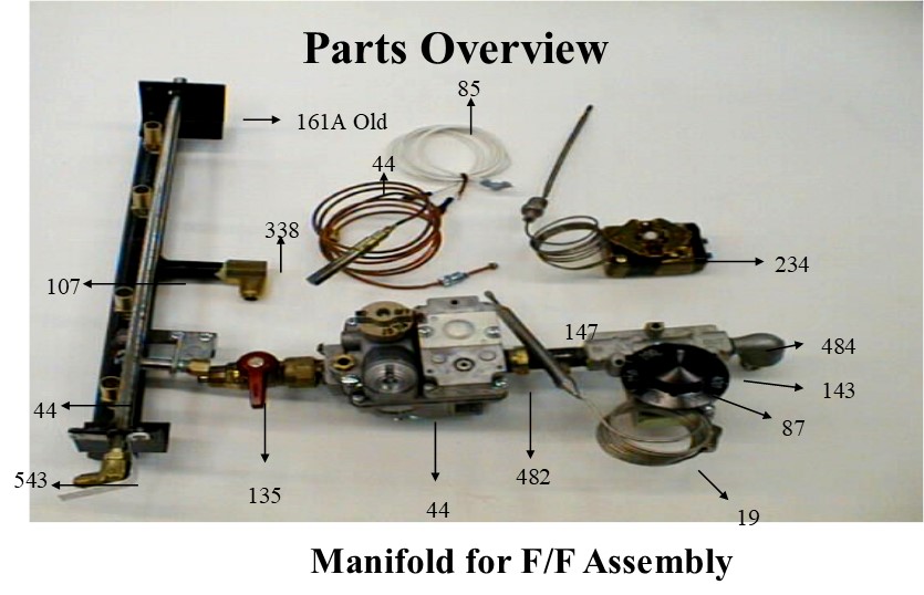 Old Fryer Manifold Assemblt  Click on the picture for Details