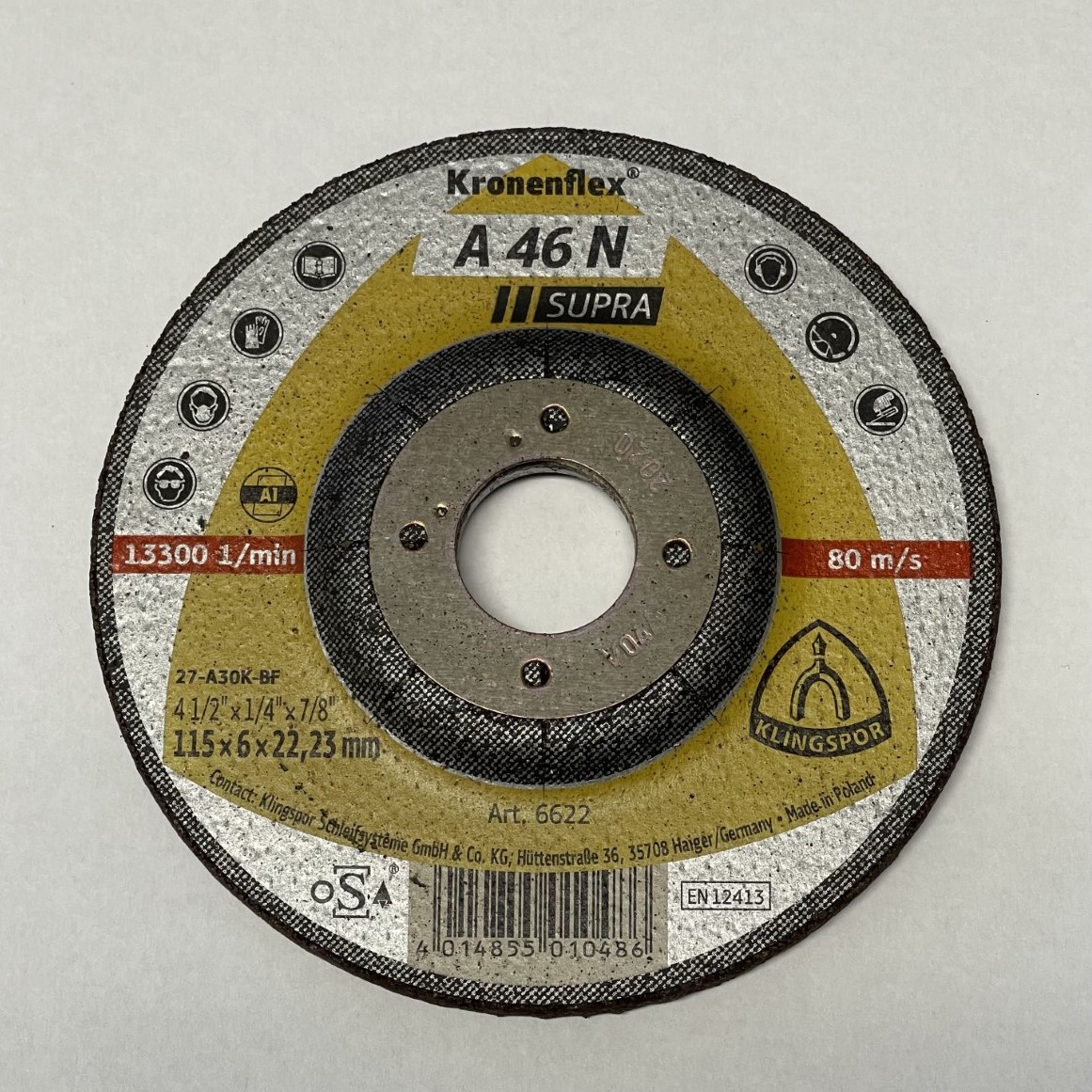 #X 603N ALUMINUM GRINDING WHEEL