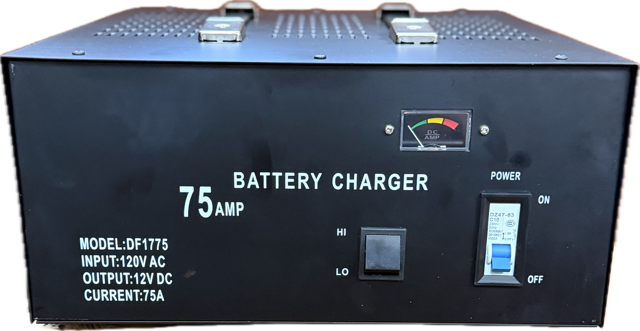 #X 33 12 V  75A  BATTERY CHARGER  REGULAR